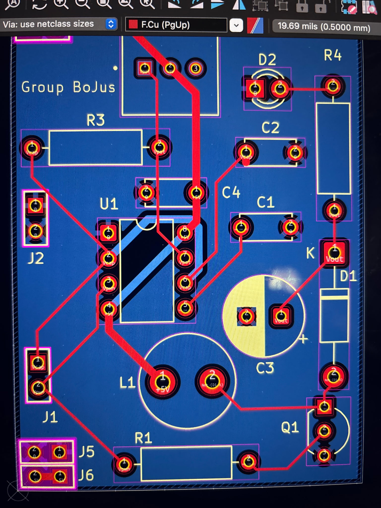 Boost Converter PCB